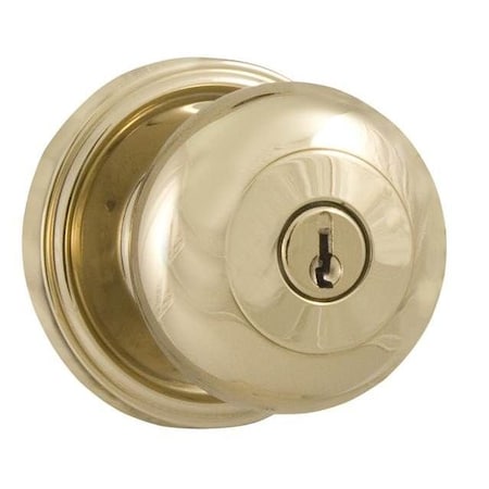 Weslock Impresa Entry Lock Adjustable Latch and Full Lip Strike Lifetime Brass 00640IBI3SL23
